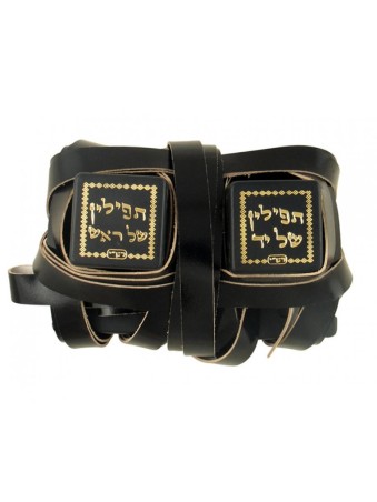 תפילין ספרדי גזוס מקשה ב | תפילין גסות